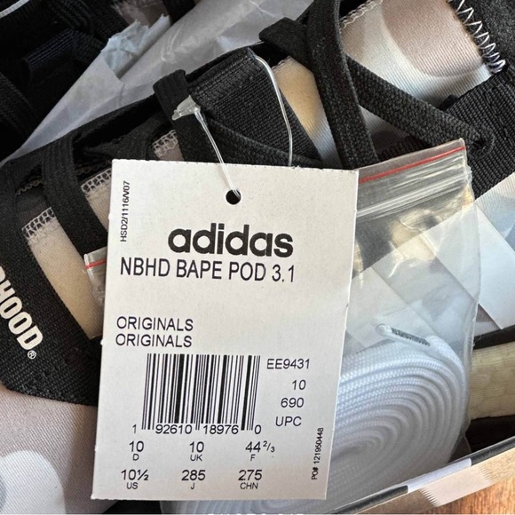 Neighborhood x A Bathing Ape x POD 3.1 ‘Camo’ -  Mens sneakers size 10.5 - Picture 5 of 7